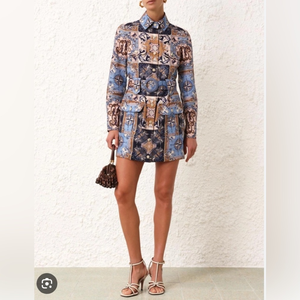 ZIMMERMANN Alight blue dress size 3